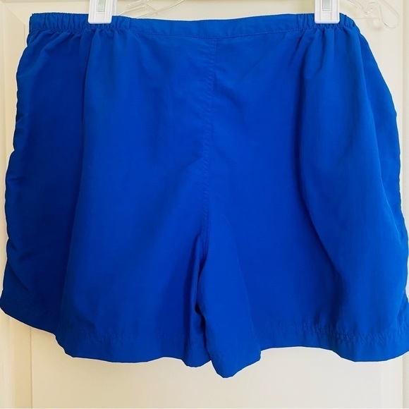 LL Bean Cobalt Blue Nylon Quick Drying Drawstring Waist Shorts Size LARGE - Picture 3 of 6